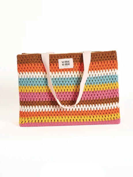 Marie Marie Crochet Shopper in Moi