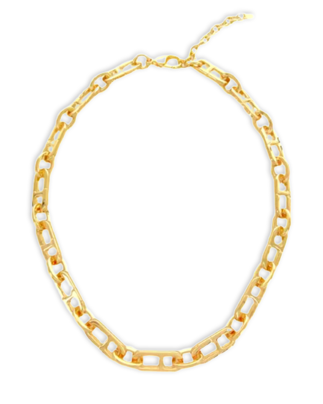 Mariner Chainlink Necklace in Gold