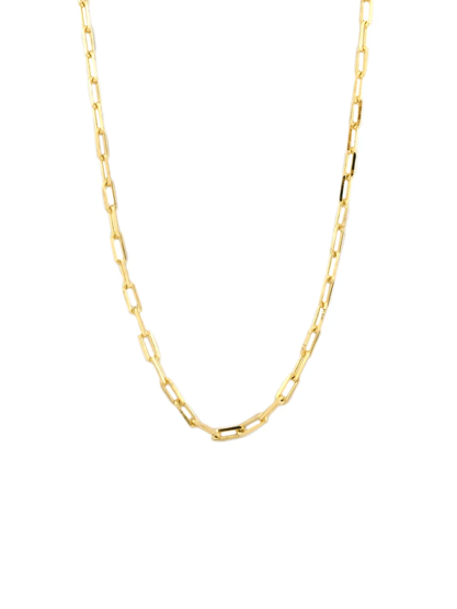 Classic Chainlink Necklace in Gold 24"