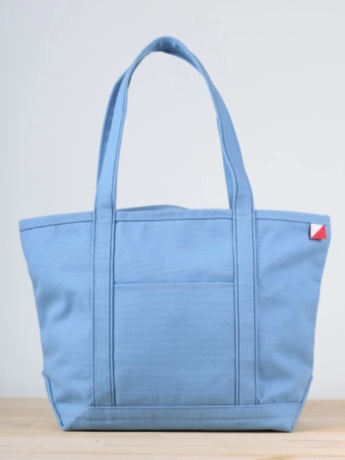 Medium Solid Tote for the Boat in Sky Blue