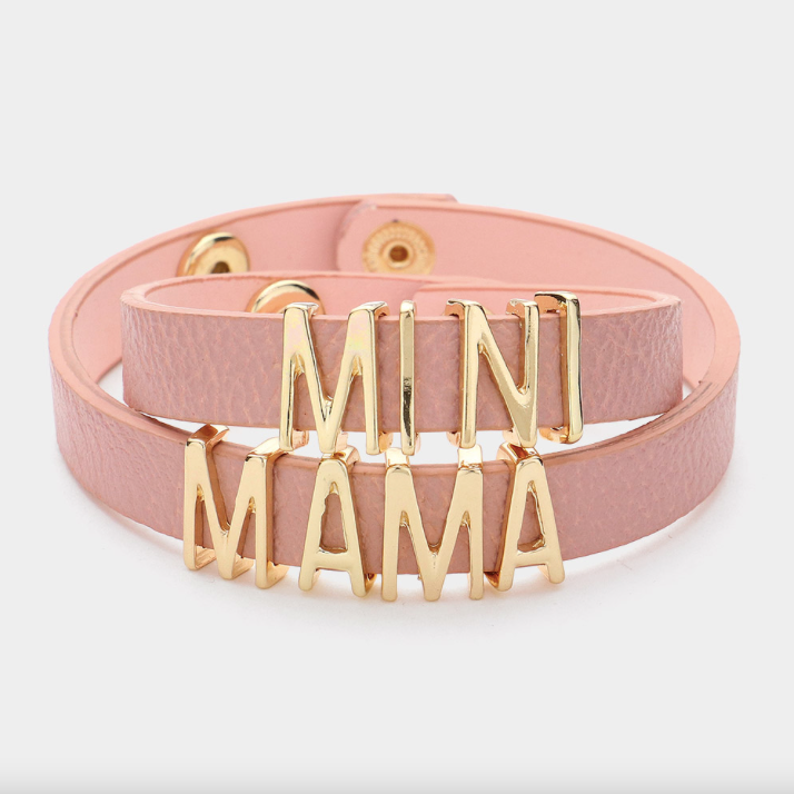 Mama and Mini Bracelet Set in Blush