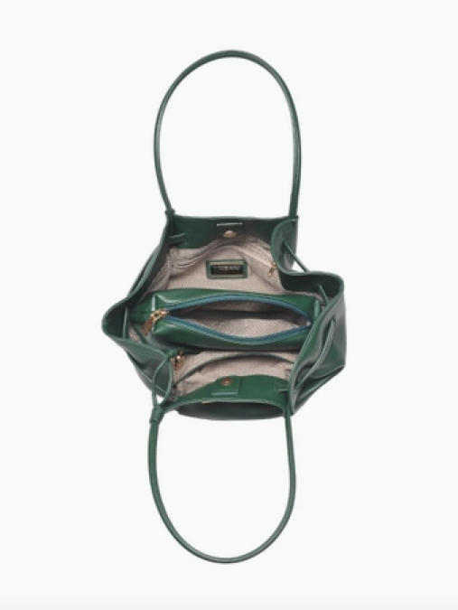 Monroe Satchel Bag in Forest