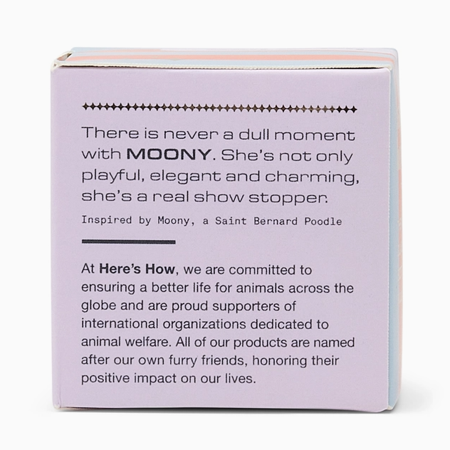The Moony Glass Bottle Stopper in Lilac