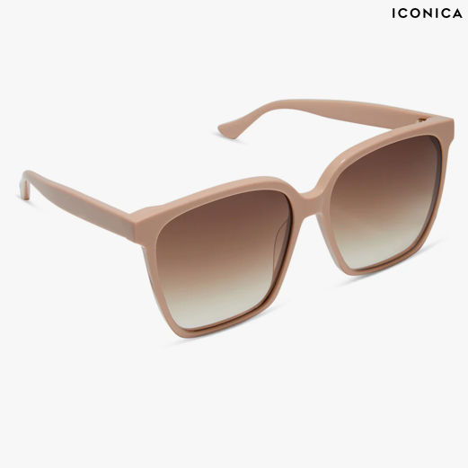 Naomi Iconica Nude Brown Gradient Polarized Sunglasses