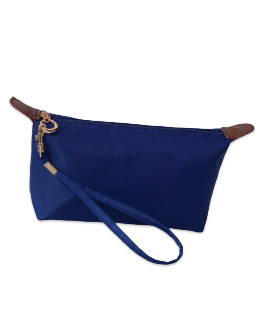 Nylon Wristlet Pouch in Navy