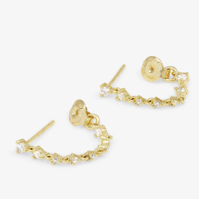 Not Your Basic Soft Hoop Earring in Gold