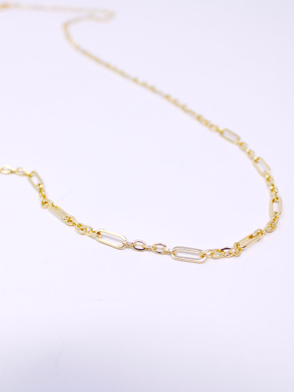 Multi Link 30" Chain in Gold