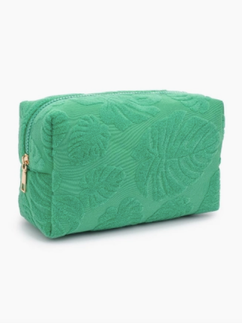 Palm Breeze Cosmetic & Travel Organizer Pouch in Green