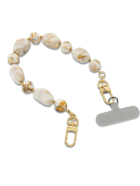 Resin Phone Chain in Cream