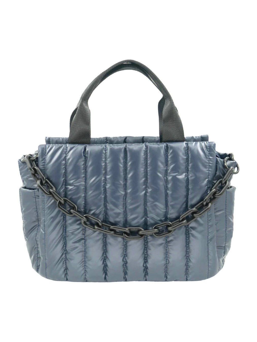 Royce Puffy Bag in Navy