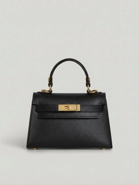 Ryann Leather Bag in Black