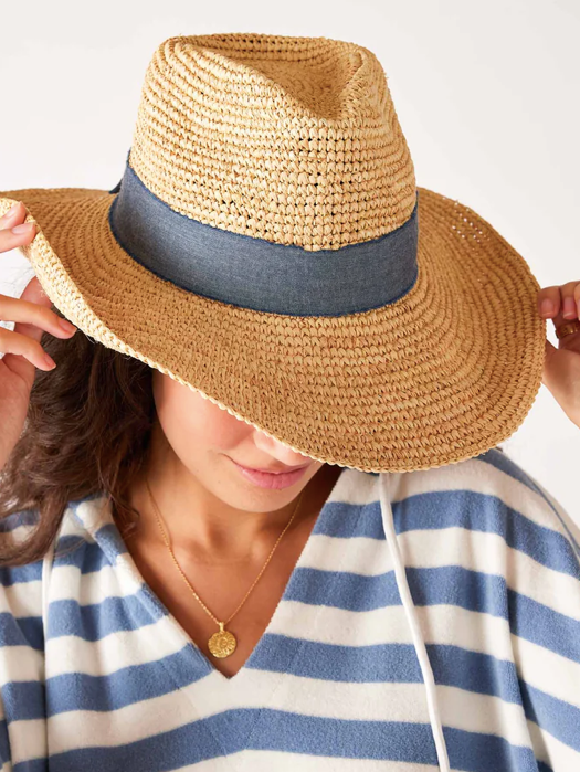 Seagrove Straw Hat in Blue