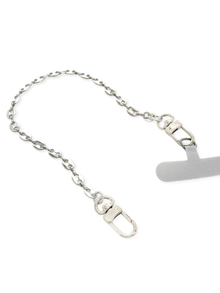 Flat Mariner Wristlet Phone Chain in Silver