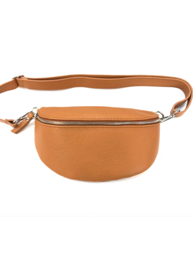 Sol Leather Fanny Pack in Camel