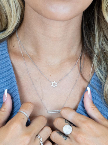 Star of David Diamond Necklace