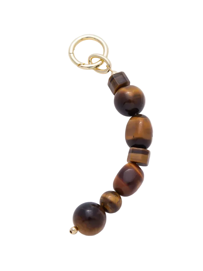 Tigers Eye Bag Charm