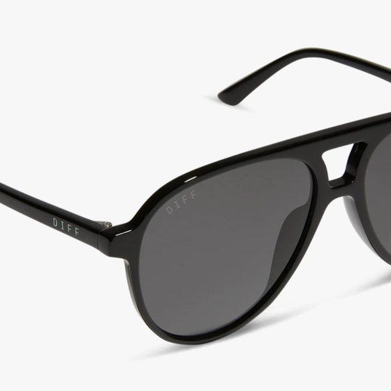 Tosca II Black Grey Polarized Sunglasses