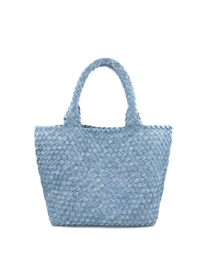 Updated Woven Tote Light Denim