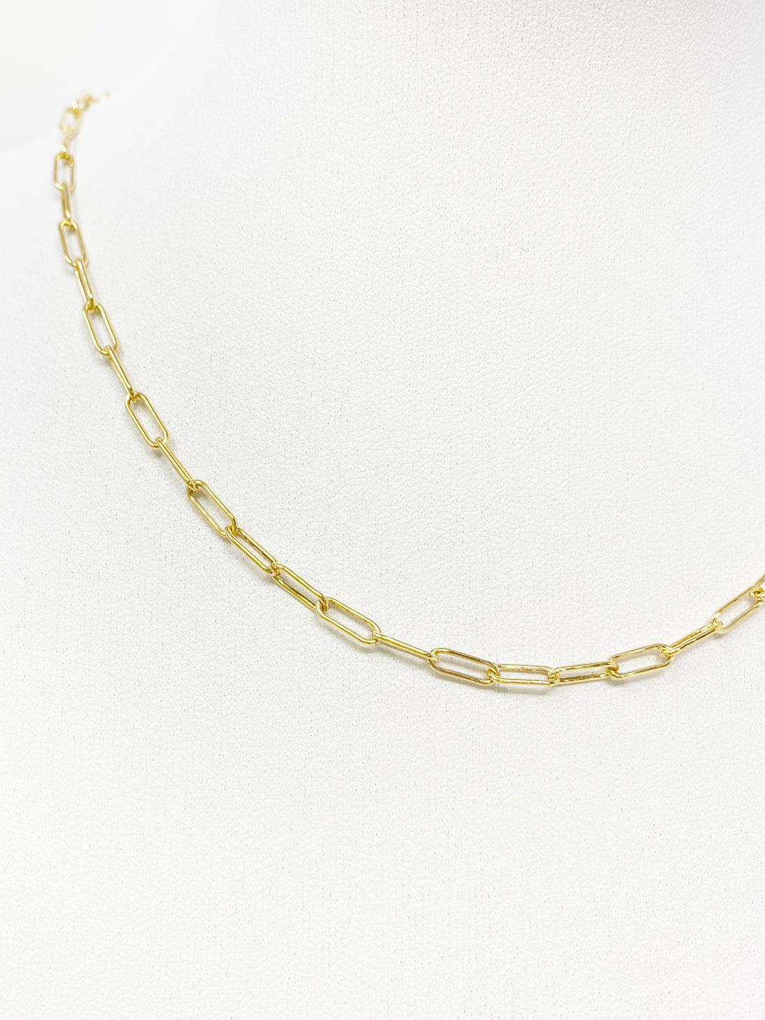Ellie Delicate Chainlink Necklace in 14K Gold