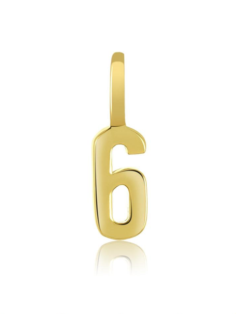 Charming Number Charm in Gold
