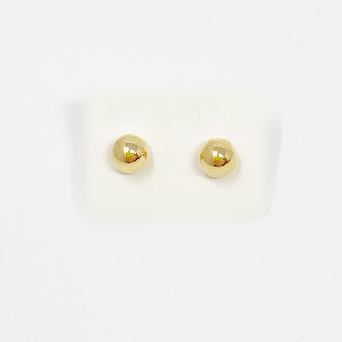 Bigger Ball Studs in Gold
