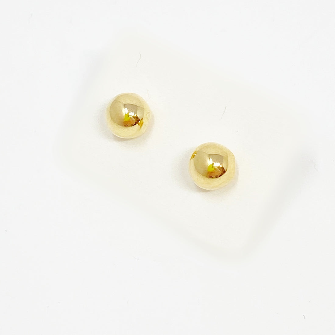 Bigger Ball Studs in Gold