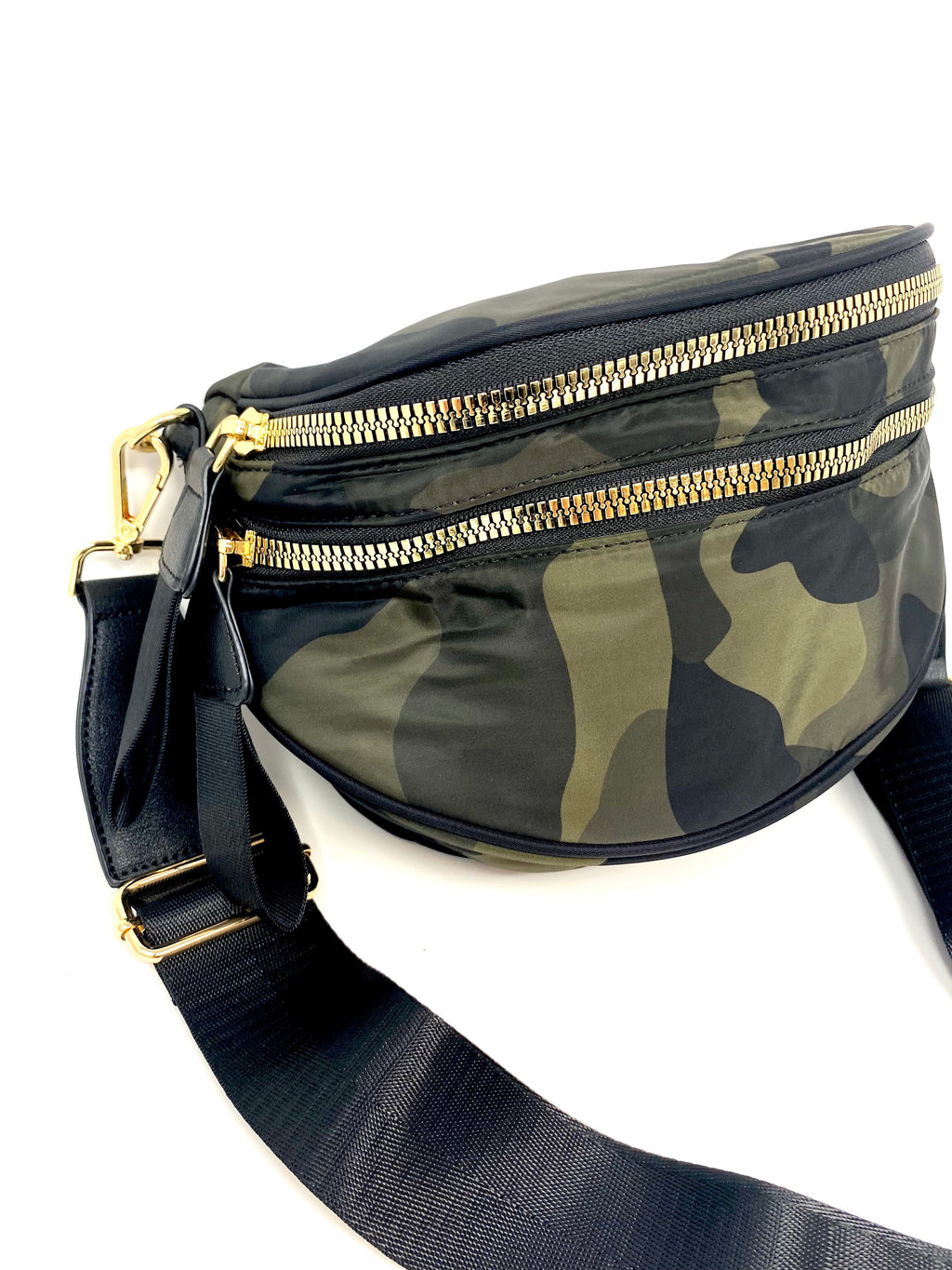 Stella Crossbody Bag in Green Camo