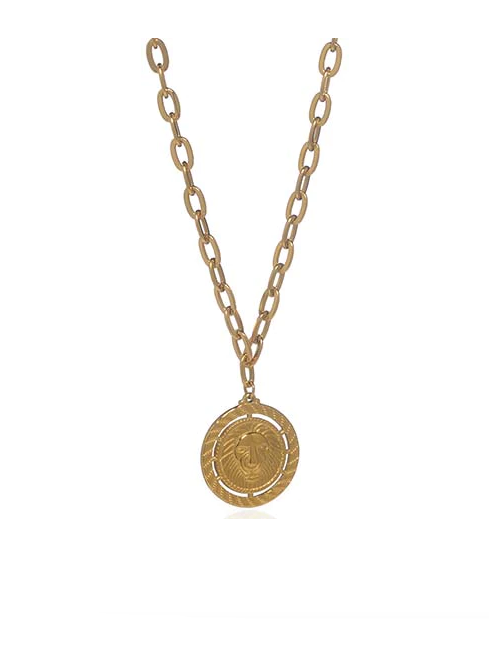 Nala Lion Medallion Necklace – ELEVEN11 ACCESSORIES