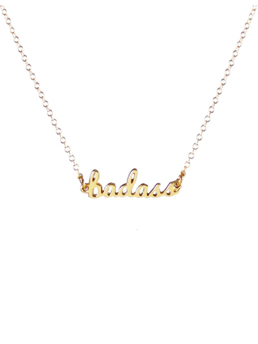 KN Badass Necklace in 18K Gold Vermeil