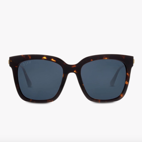 Bella Tortoise with Gold Temples and Polarized Grey Lens