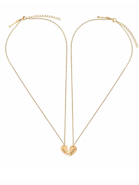 Bianca Best Friends Necklace Set in Gold