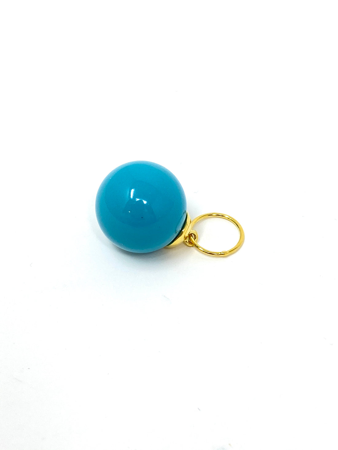 Charming Turquoise Ball Charm