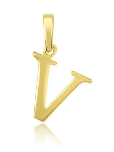 Charming Letter Charm in Gold