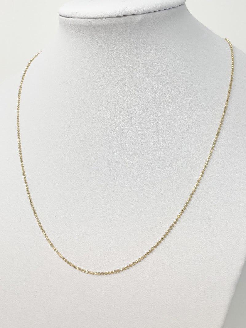 Charming Delicate Ball and Chain Gold 18