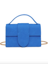 Elizabeth Suede Bag in Electric Blue