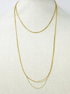 Delicate Multi-Strand Necklace in Gold