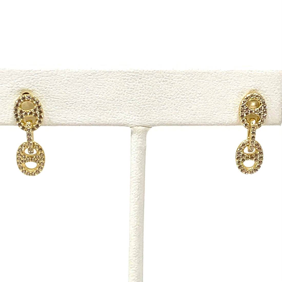 Power Pave Studs in Gold