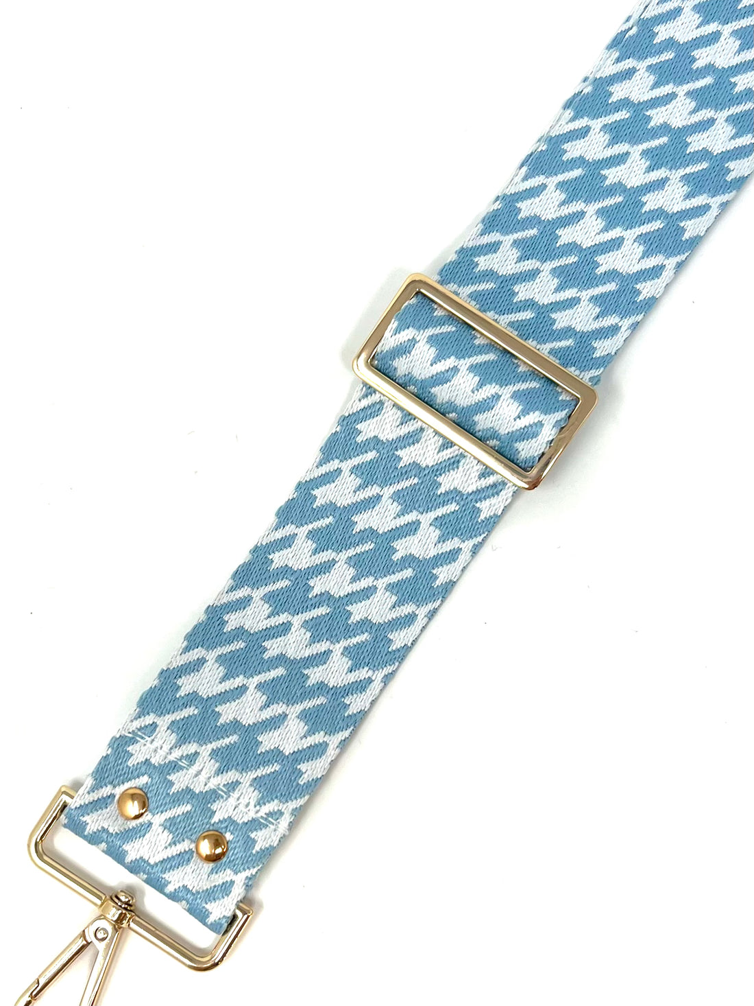 Houndstooth Strap in Ice Blue