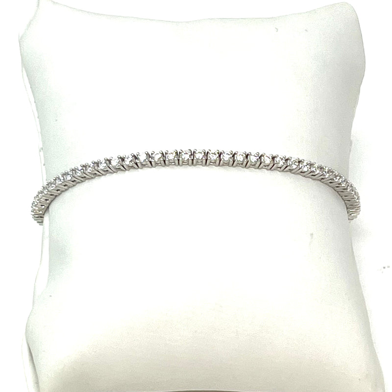 Phoebe Tennis Bracelet in Silver