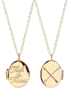 KN Thick as Thieves Locket in Gold