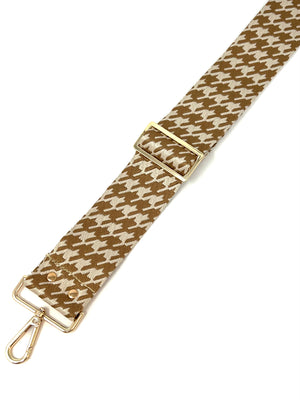 Houndstooth Strap in Tan