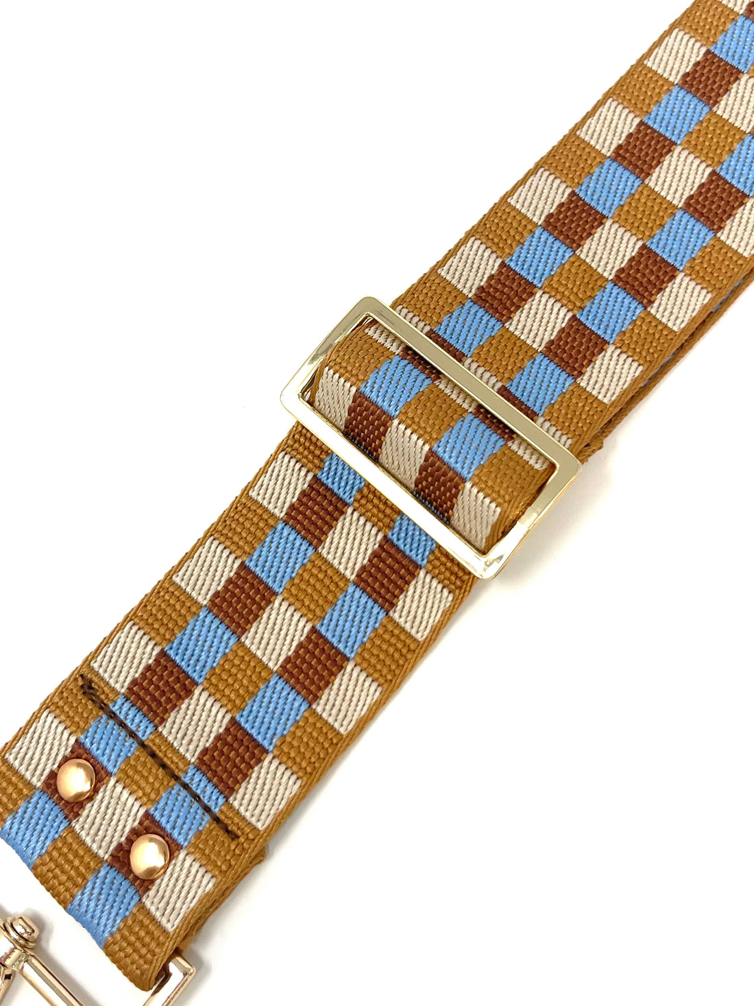 Checkers Strap in Caramel