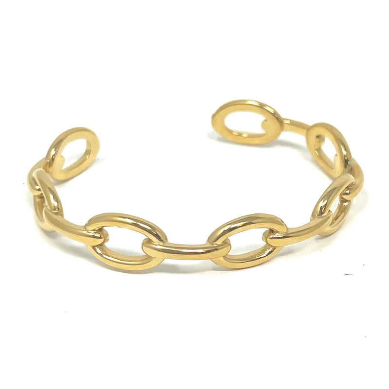 Loopy Cuff Bracelet in Gold