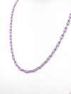 Color Coated Chainlink Chain in Lavender