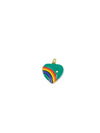 Charming Enamel Heart and Rainbow Charm