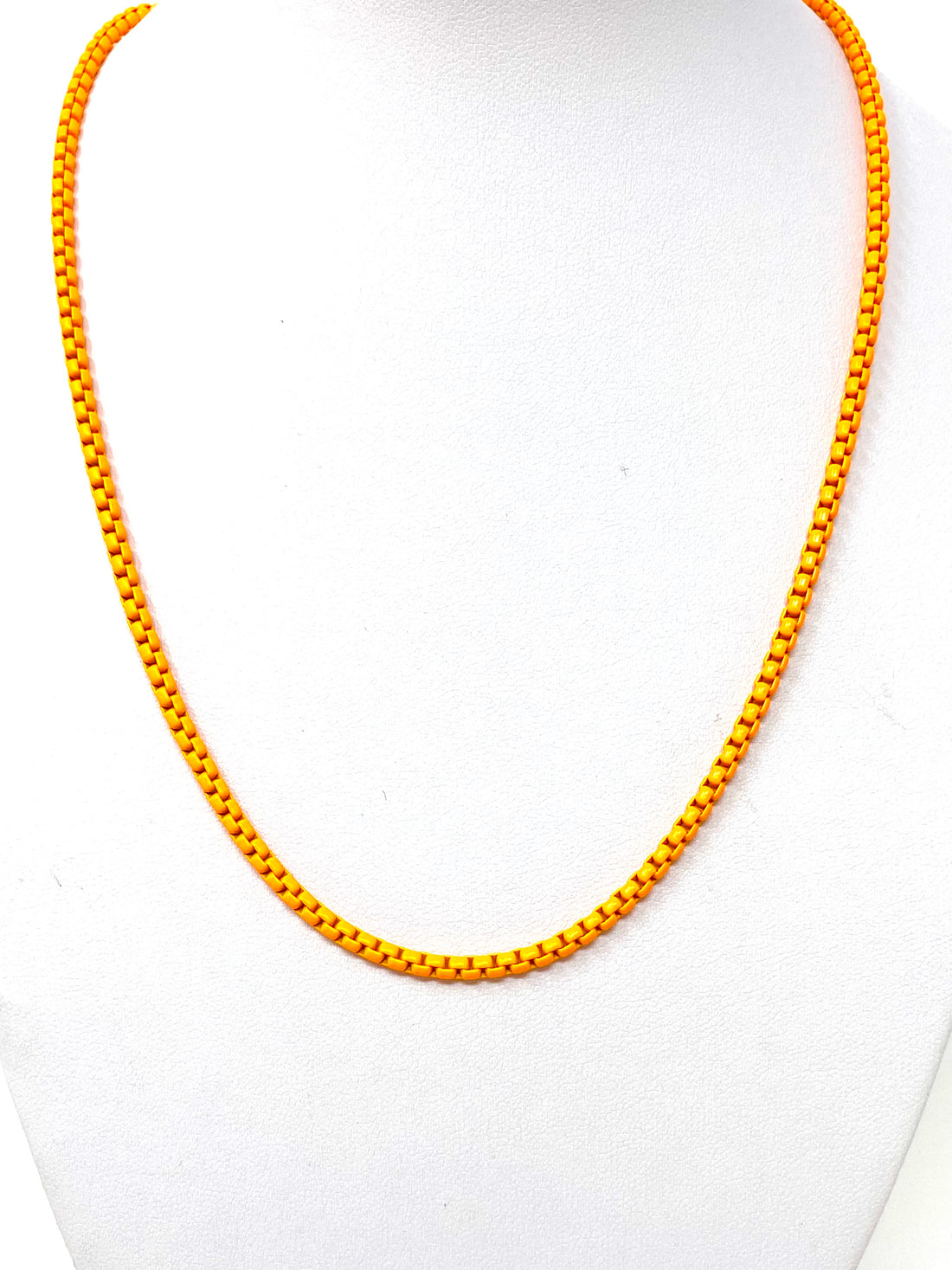 Color Coated Chain in Neon Orange