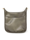 Saddle Bag in Vegan Leather in Graphite