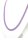 Madison Color Coated Curb Chain in Lavender