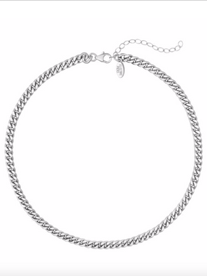 Leo 14" Necklace in Silver