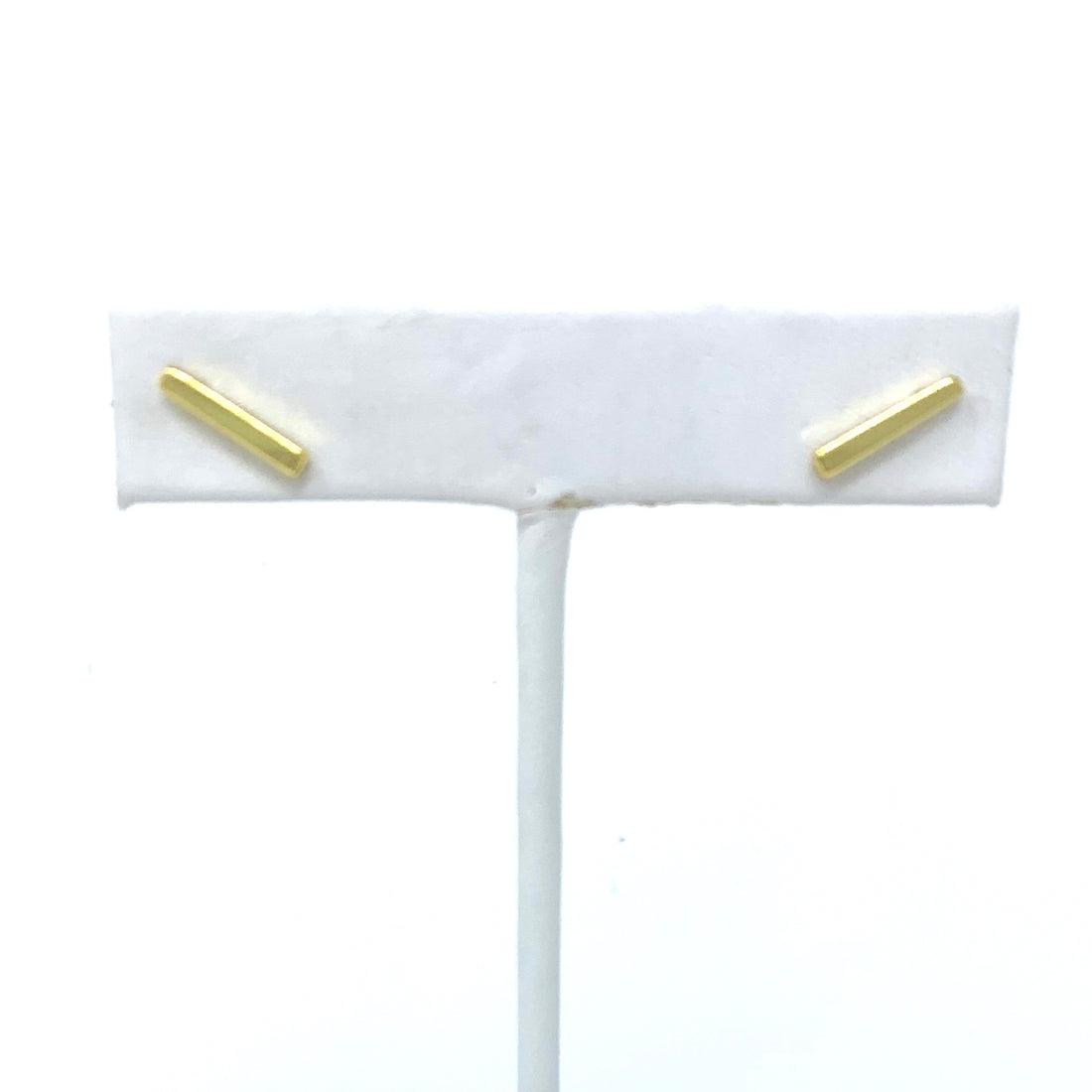 Medium Bar Studs in Gold